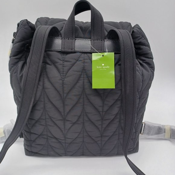 Kate Spade Ellie Large Flap Quilted Nylon Backpack main image 4
